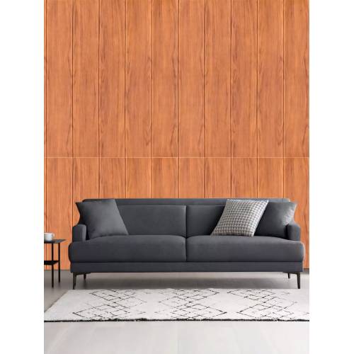 Tapet autocolant 3D, tip placi de lemn, din rasina, 70x70 cm, Maro Roscat, 10buc/set Tapet autocolant 3D, tip placi de lemn, din rasina, 70x70 cm, Maro Roscat, 10buc/set