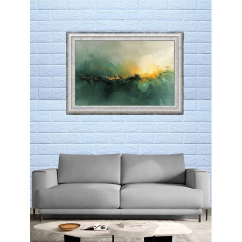 Tapet autocolant 3D, imitatie caramida, 70x77 cm, Albastru Deschis, 10buc/set