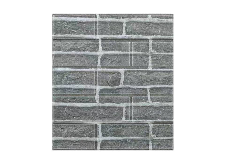 Tapet autocolant 3D cu imitatie de caramida, rezistent la apa, 35x38 cm, Gri, 10buc/set Tapet autocolant 3D cu imitatie de caramida, rezistent la apa, 35x38 cm, Gri, 10buc/set