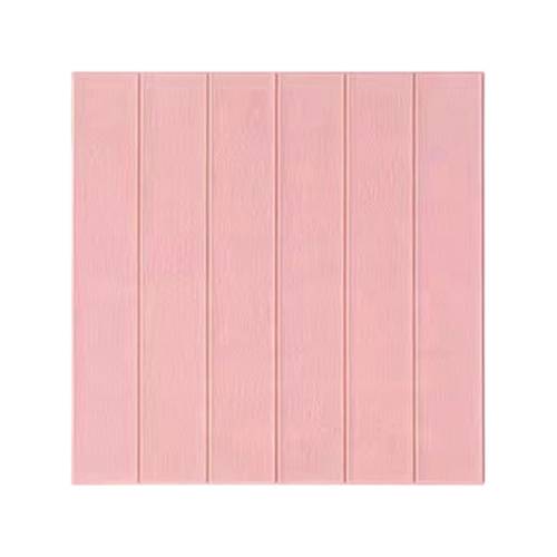 Tapet autocolant 3D, tip placi de lemn, din rasina, 70x70 cm, Roz Pudrat, 10buc/set Tapet autocolant 3D, tip placi de lemn, din rasina, 70x70 cm, Roz Pudrat, 10buc/set