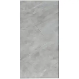 Tapet autocolant 3D cu imitatie de marmura, rezistent la apa, 60x30 cm, Gri Cenusiu, 10buc/set