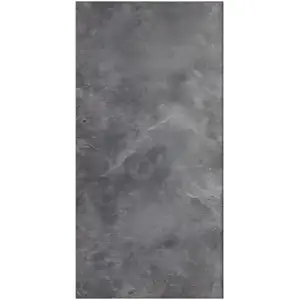 Tapet autocolant 3D cu imitatie de marmura, rezistent la apa, 60x30 cm, Gri Inchis, 10buc/set