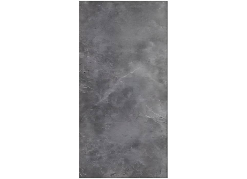 Tapet autocolant 3D cu imitatie de marmura, rezistent la apa, 60x30 cm, Gri Inchis, 10buc/set