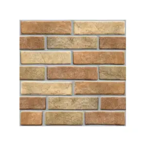 Tapet autocolant 3D cu imitatie de caramida, rezistent la apa, 30x30 cm, set 10 x placi