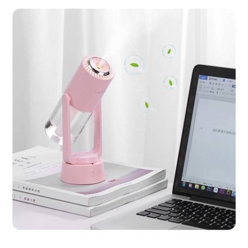 Umidificator si purificator aer portabil, 200ml, Alb