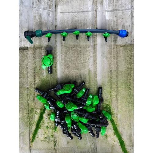 Tub de picurare 25cm/100m, calitate premium cu 15 accesorii gratis