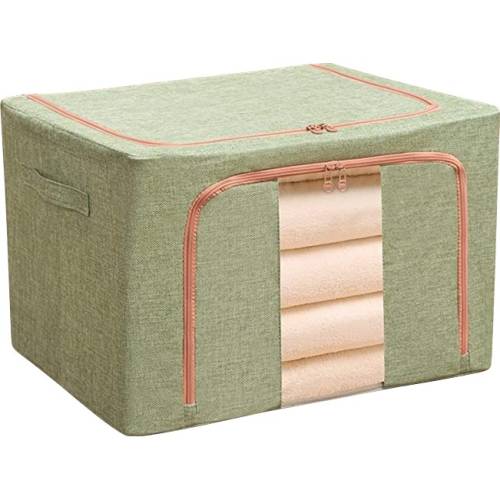 Cutie depozitare pliabila 24L Verde, o fereastra