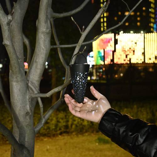 Lampa solara, decoratiune pentru gradina Torta, lumina multicolor