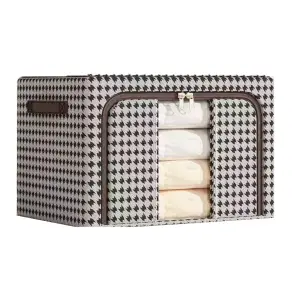 Cutie depozitare pliabila 24L Zebra, o fereastra