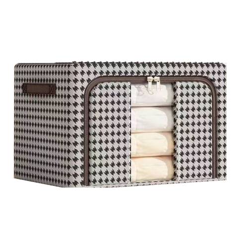 Cutie depozitare pliabila 100L, Zebra, o fereastra