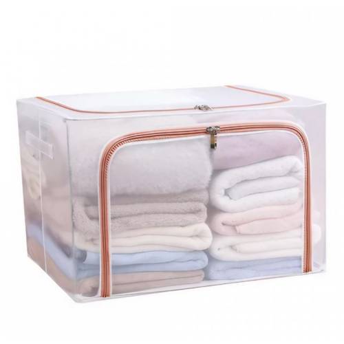 Cutie depozitare pliabila transparenta 66L, o fereastra Cutie depozitare pliabila transparenta 66L, o fereastra