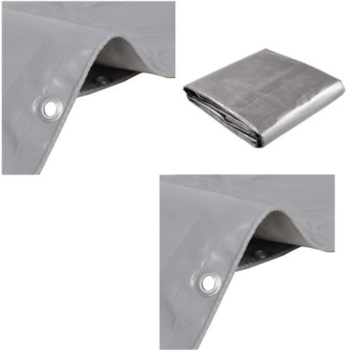 Prelata 12x18M, 175g/mp impermeabila, calitate premium Gri